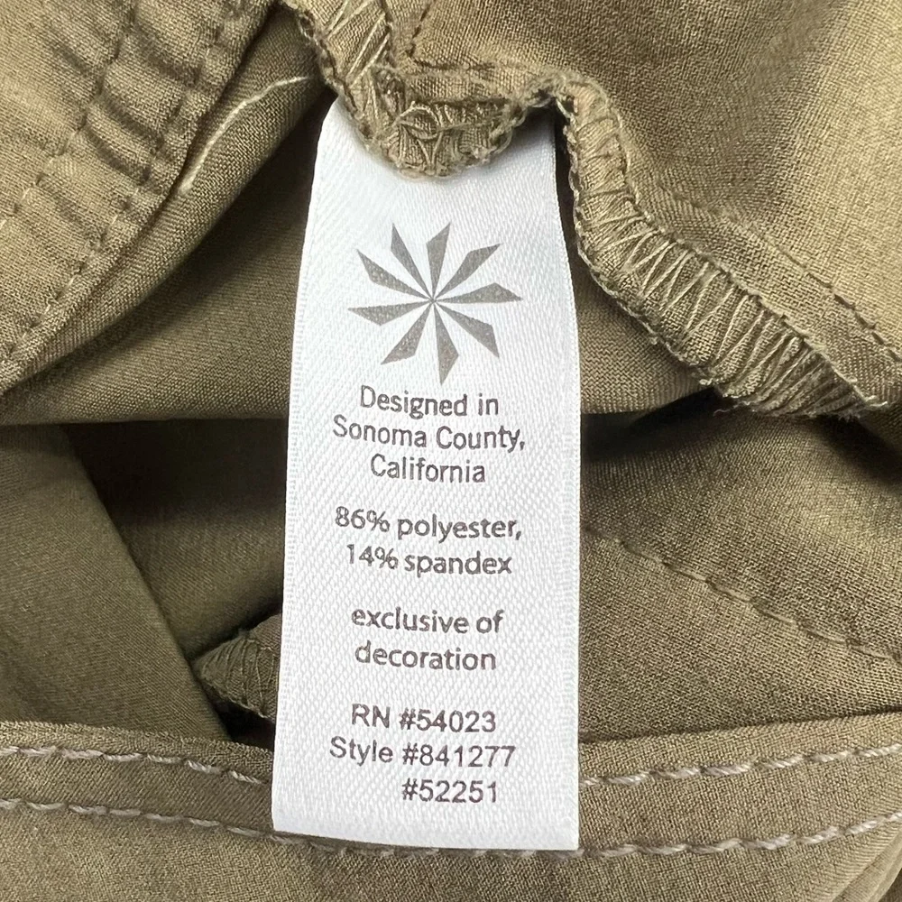 ATHLETA All-Terrain Skirt Olive Green Stretch Athletic